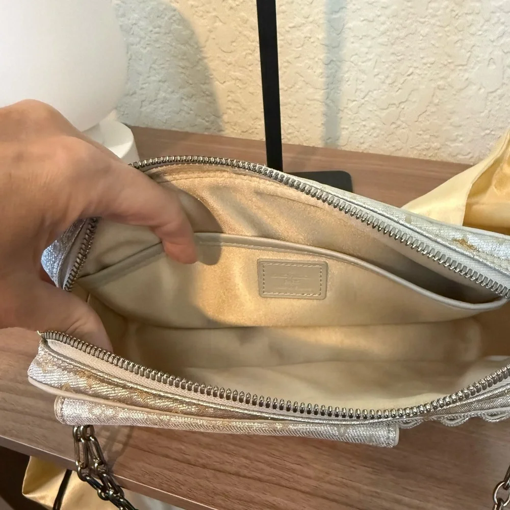 Louis Vuitton Monogram Shine Makenna Chain Shoulder Bag